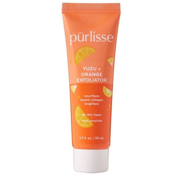 🆕 2/$30🌻 Purlisse: Yuzu + Orange Exfoliating Face Polish - Picture 2 of 9